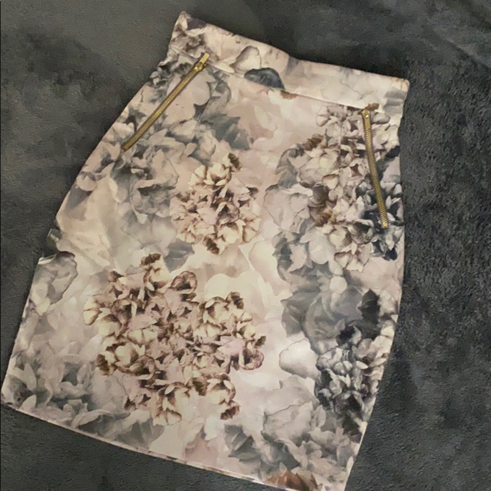 Floral Pencil Skirt
